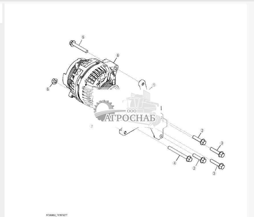 Генератор переменного тока (200 А) 
